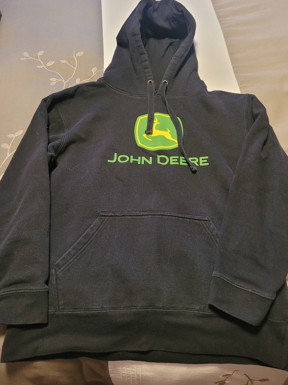 John Deere Black Hoodie